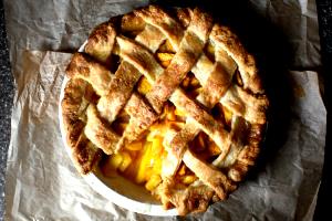 1 pie (96 g) Hot Peach Pie