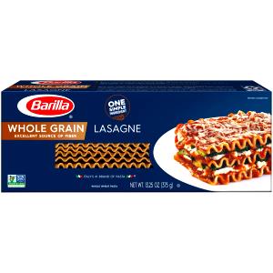 1 Piece (1/6 8" Square, Approx 2-1/2" X 4") Whole Wheat Lasagna Noodles with Meat