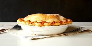 1 Piece (1/8 9" Dia) Apple Pie (Two Crust)