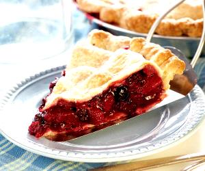 1 Piece (1/8 9" Dia) Berry Pie (Two Crust)