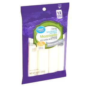 1 piece (1 oz) Light Mozzarella Cheese Stick