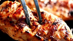 1 piece (100 g) Grilled BBQ Chicken