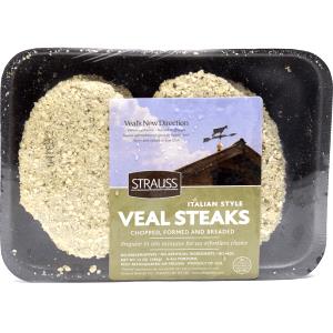 1 piece (112 g) Italian Style Veal Steaks