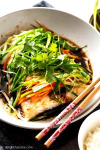 1 piece (112 g) Steamed Fish with Ginger Scallion