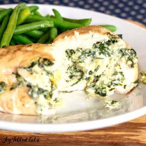 1 piece (140 g) Raw Stuffed Chicken Breasts Artichoke, Spinach, Parmesan