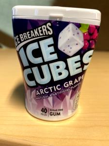 1 piece (2.3 g) Ice Cubes Arctic Grape