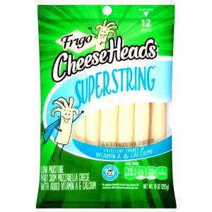 1 piece (24 g) Cheese Heads Superstring