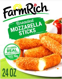 1 piece (25 g) Breaded Mozzarella Sticks