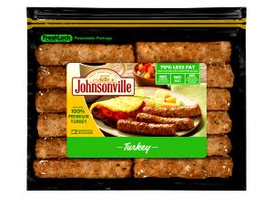 1 Piece (25.0 G) Turkey & Pork Sausage, cooked