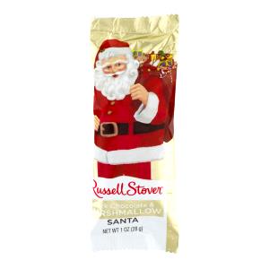 1 piece (28 g) Marshmallow Santa Covered in Dark Chocolate