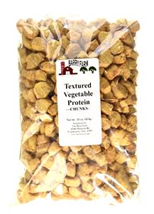 1 Piece (3" X 1" X 3/8") Fried Cereal and Vegetable Protein Meat Substitute