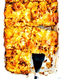 1 Piece (3" X 2" X 1") Breakfast Casserole