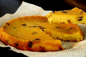 1 Piece (4" X 2" X 1-3/4") Dominican Style Cornmeal Bread (Arepa Dominicana)