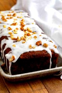 1 piece (75 g) Banana Nut Bread with Icing