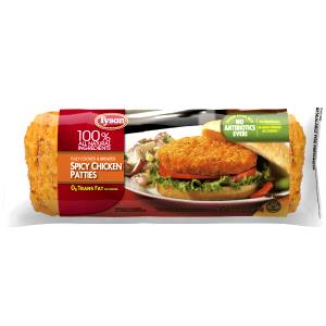 1 piece (85 g) Breaded Spicy Chicken Patties