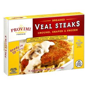 1 piece (85 g) Breaded Veal Steaks