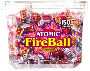 1 piece (9 g) Atomic FireBall Candy