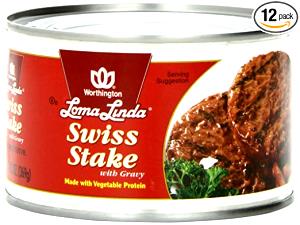 1 piece (92 g) Swiss Stake with Gravy