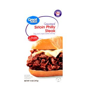 1 piece (98 g) Seasoned Sirloin Philly Steak