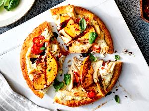 1 Piece Chicken And Peach Flatbreads