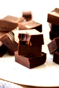 1 Piece Chocolate Coated Chocolate Fudge