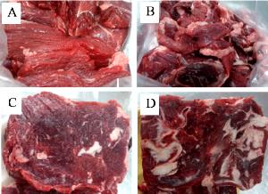 1 Piece (excluding Refuse) (yield From 1 Lb Raw Meat With Refuse) Beef Round (Full Cut, Lean Only, Trimmed to 1/4" Fat, Select Grade, Cooked, Broiled)