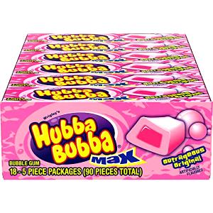 1 Piece Hubba Bubba Max Gum Outrageous Original