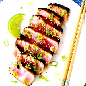 1 Piece Seasoned Ahi Tuna Steaks