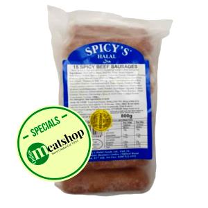 1 Piece Spiced Beef Sausages