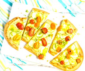 1 Piece Summer Squash Flatbread