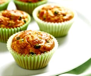 1 Piece Vegetable And Hazelnut Cheese Muffins