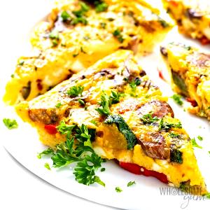 1 Piece Vegetable Frittata