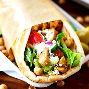 1 pita (249 g) Grilled Chicken Pita (Small)