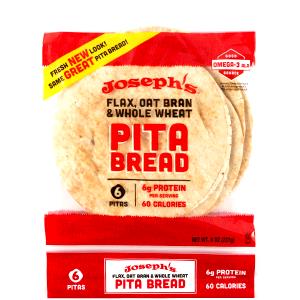 1 pita (37 g) Flax, Oat Bran & Whole Wheat Pita Bread