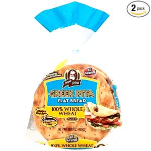 1 pita (79 g) Whole Wheat Greek Pita Flatbread