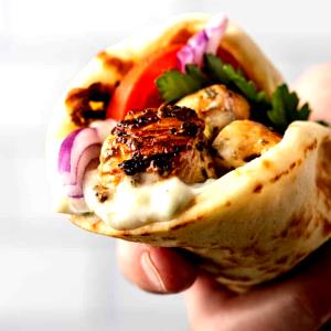 1 pita Chicken Souvlaki Pita