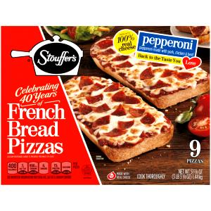 1 pizza (159 g) French Bread Pizza Pepperoni