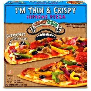 1 pizza (184 g) Supreme Crispy Thin Crust Pizza