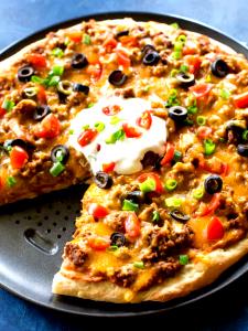 1 pizza (184 g) Taco Beef Mexi Pizza