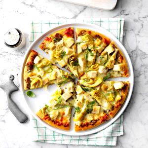 1 pizza Artichoke Chicken Pizza