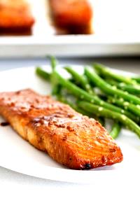 1 plate Ginger Soy Salmon