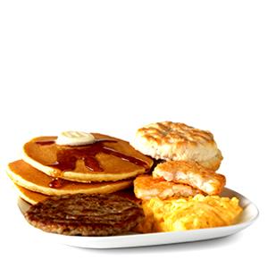 1 Platter Deluxe Pancake Platter