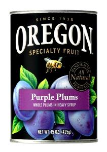 1 Plum Plum, Light Syrup Pack, Canned