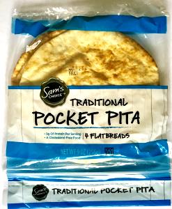 1 pocket (35 g) Pita Pocket Bread Simply White