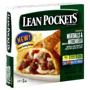 1 pocket Meatballs And Mozzarella Sandwich