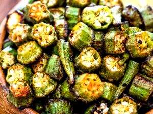 1 Pod Cooked Okra (Fat Added in Cooking)