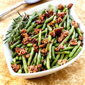 1 portion (169 g) Spiced Pecan Green Beans