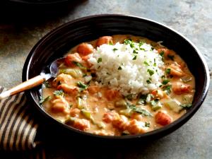 1 portion (453 g) Crawfish Etouffee