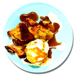 1 Portion Bananas Foster Bread Pudding