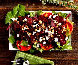 1 Portion Beet Salad With Blood Orange Balsamic Vinaigrette